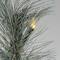 2ft. Pre-Lit Frosted Silver Pine Artificial Christmas Tree, Warm White LED Lights
